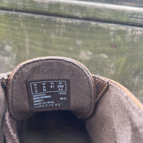 Clarks Bushacre 2 Chukka Boots Beeswax - Picture 6 of 6